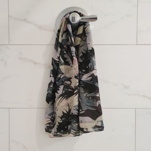 Watercolor Floral Scarf